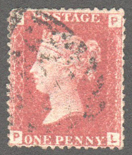 Great Britain Scott 33 Used Plate 151 - PL - Click Image to Close